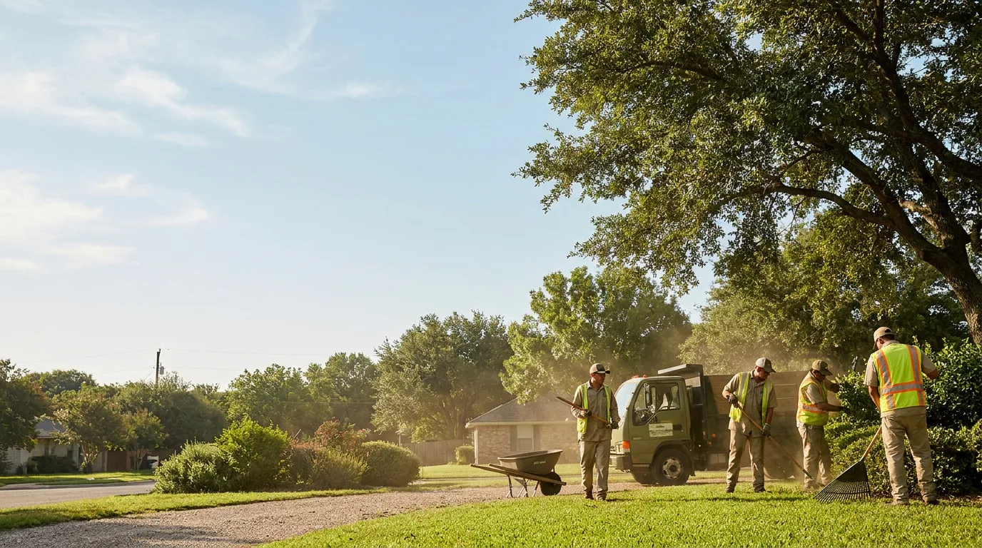 Landscaping in Kirvin, TX near me
